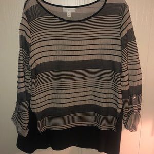 Used Sz L D.Buchman Textured tunic